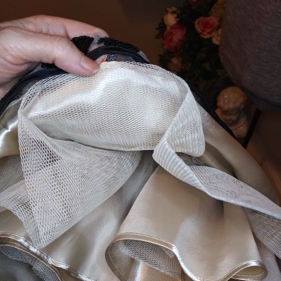 Betsey Johnson Sparkly Sequinned Leopard Print Strapless Special Occasion Dress - Picture 10 of 12